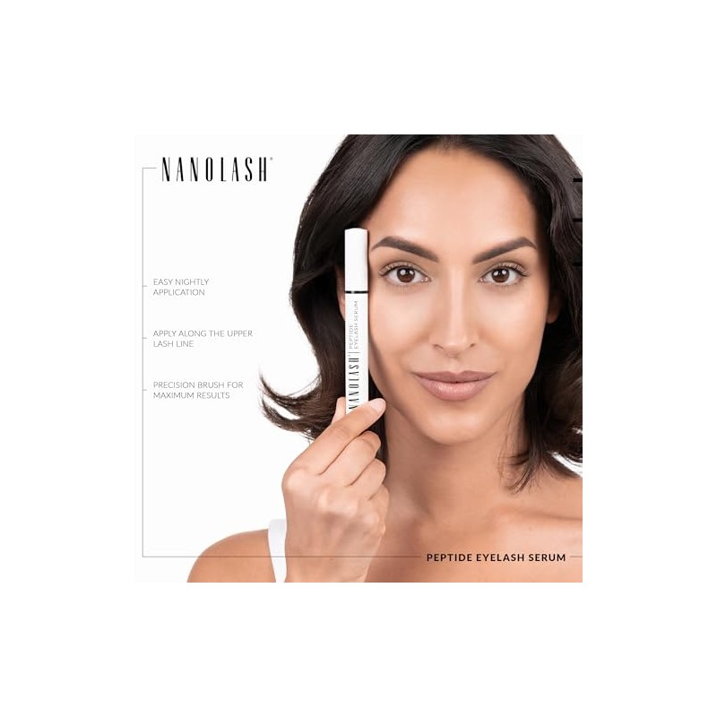 Nanolash Peptide Eyelash Serum 5ml - Longer, Thicker, Stronger Lashes