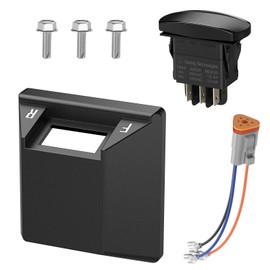 CLUBRALLY Golf Cart Forward Reverse Rocker Switch and Housing & Wire Assembly Kit, Forward Reverse Switch for 1996-2015 Club Car DS Electric Golf Carts, OEM#101855002, 101856002, 102266601