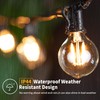 25Pack G40 Clear Glass Led Replacement Bulbs, 1.5W Equivalent 15W,