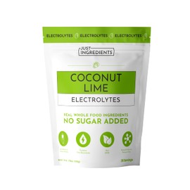 Coconut Lime Electrolytes – 30 Serving Bag – Clean Hydration Drink Mix with Essential Minerals – Remineralizing Formula – No Sugar Added – Natural Energy & Cramp Support – Vegan, Non-GMO