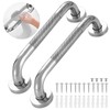 2 x Shower Grab Bar, 304 Stainless Steel with Knurled