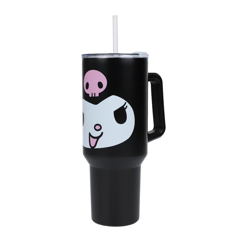 Bioworld Kuromi 40 Oz. Stainless Steel Tumbler With Leak-Proof Lid