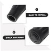 WHAMVOX 50pcs Rubber Tips for Trekking Poles Shock-Absorbing Wear-Resistant Covers