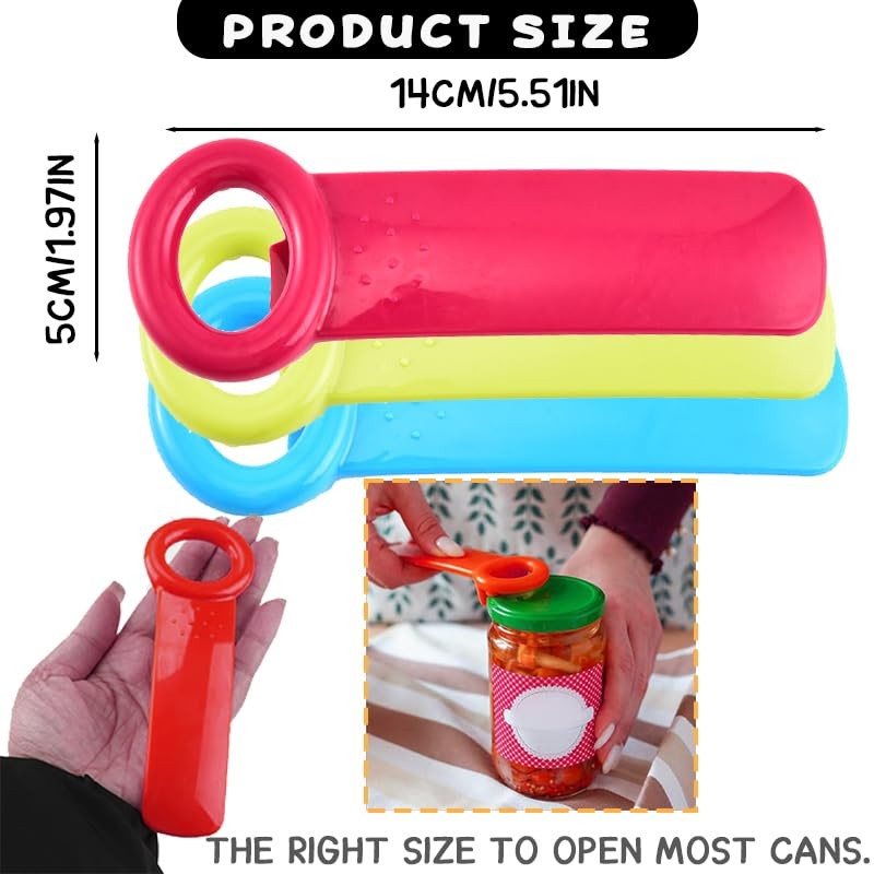 Pack of 3 Bottle Cap Openers, Easy to Use for