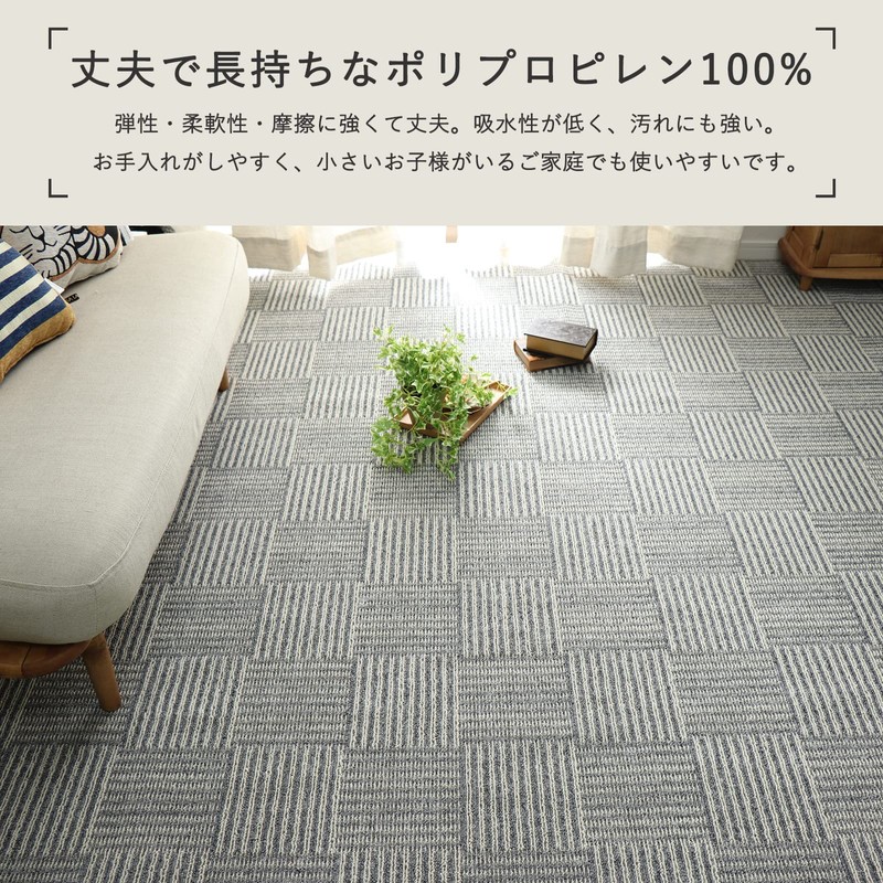 Glam Style Carpet Rug, 4.5 Edoma Tatami Mats, 102.8 x