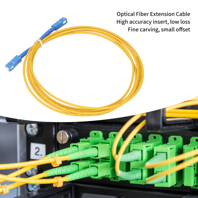 5PCS Optical Fiber Extension Cable Single Mode LSZH Sheath Fiber