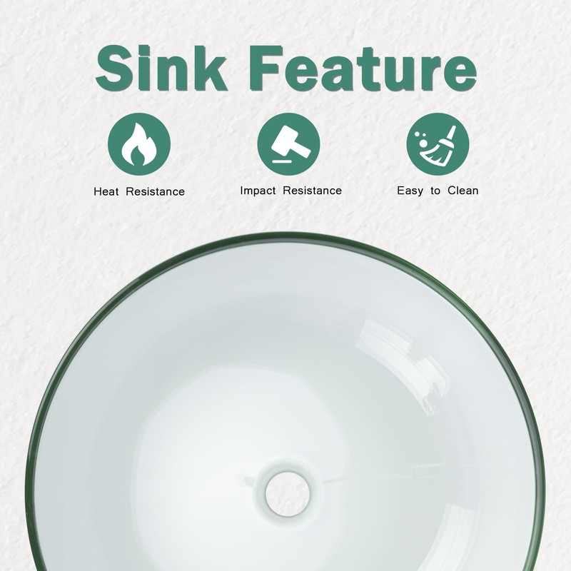 YIMAI Ingenuity Design Vessel Sink Bathroom Sink above counter Small
