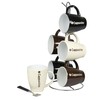 Home Basics 6-Piece Mug with Stand, Cappuccino