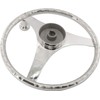 YaeMarine Stainless Steel Marine Boat Steering Wheel 13-1/2" Dia 3