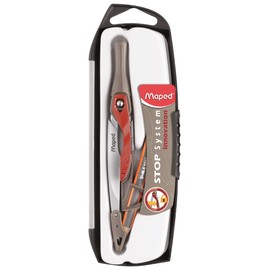 Maped 196611 Case Compass, Unique, Metal, Pack of 2