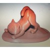 Cat heart shape cell phone holder stand