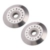 2Pcs Fiber Cleaver Blade Tungsten Carbide 20mm 16 Sides Cutting