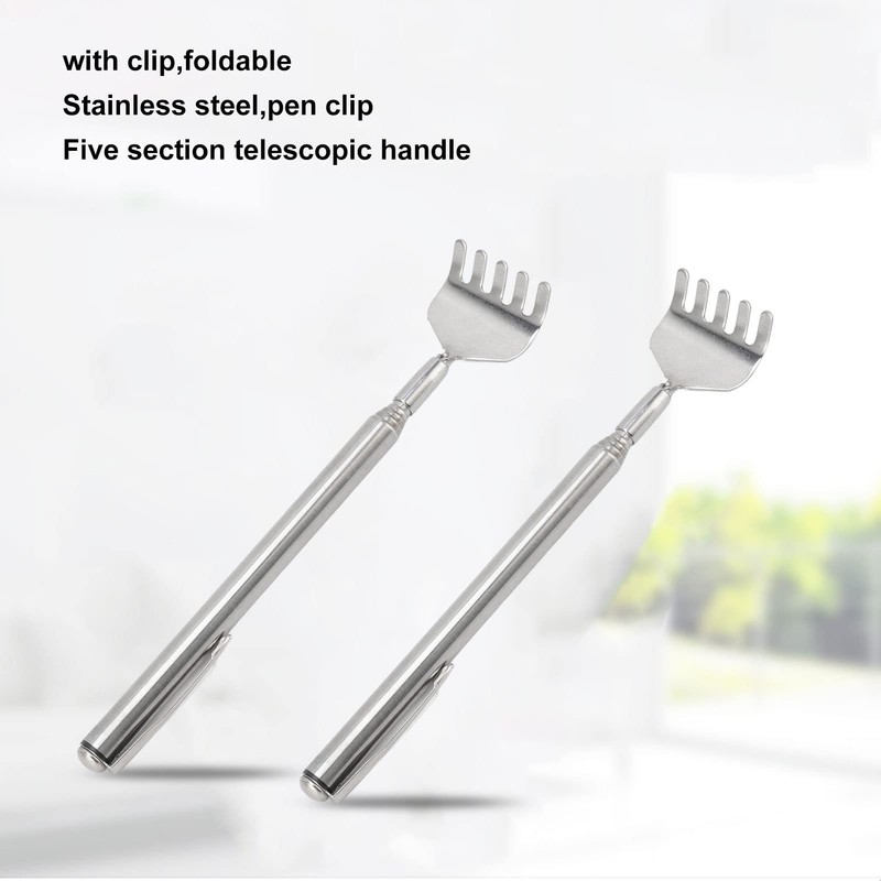 HERCHR 10 Pack Extendable Back Scratcher, Portable Backscratchers Telescoping Back