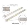 6 in Machinist Ruler Scale 5R 10ths 1/100 1/32 1/64