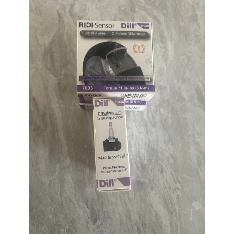 Dill 7003A 315MHz TPMS Redi Sensor with Adjustable Clamp In