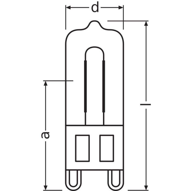 Osram 66748 ECO Halogen Lamp Halopin ECO