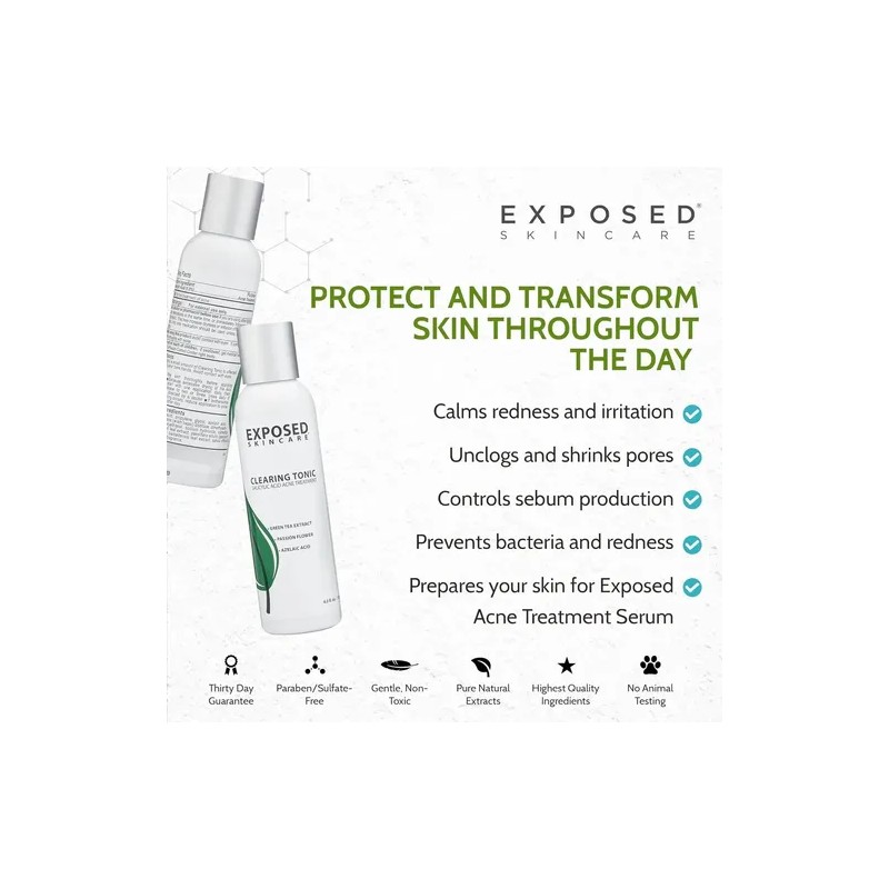 Exposed Skin Care Tónico Facial Clearing Tonic Con Ácido Sal