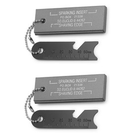 SEYIIRE Magnesium Fire Starter, Waterproof Flint Matches Ferro Fire Steel for Camping Hiking Hunting, Outdoor Survival fire Striker Kit (2 Pack)