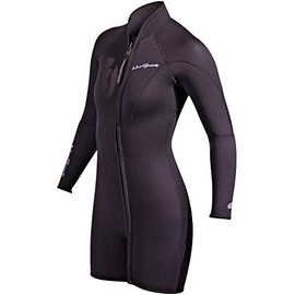 NeoSport Wetsuits Women's Premium Neoprene 3mm Step-In Jacket, Black, 14 - Diving, Snorkeling & Wakeboarding