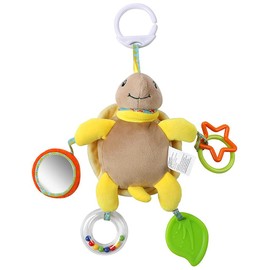 Car Seat Toys for Infants Stroller Turtle Wind Chime Plush Toys Cute Baby Bed Pendant Toy
