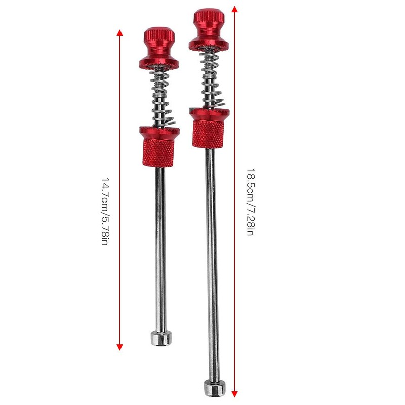 Bike Axle Quick Release Wheel Hub Front Anti-Theft Durable Aluminum