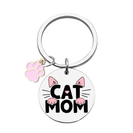 Cat Mum Birthday Gifts for Girls Women Best Cat Mom Keyring Gift for Cat Mums Cat Gifts for Cat Lovers Owners Cat Themed Gifts for Daughter Granddaughter Cat Owner Mothers Day Gift for Cat Mama