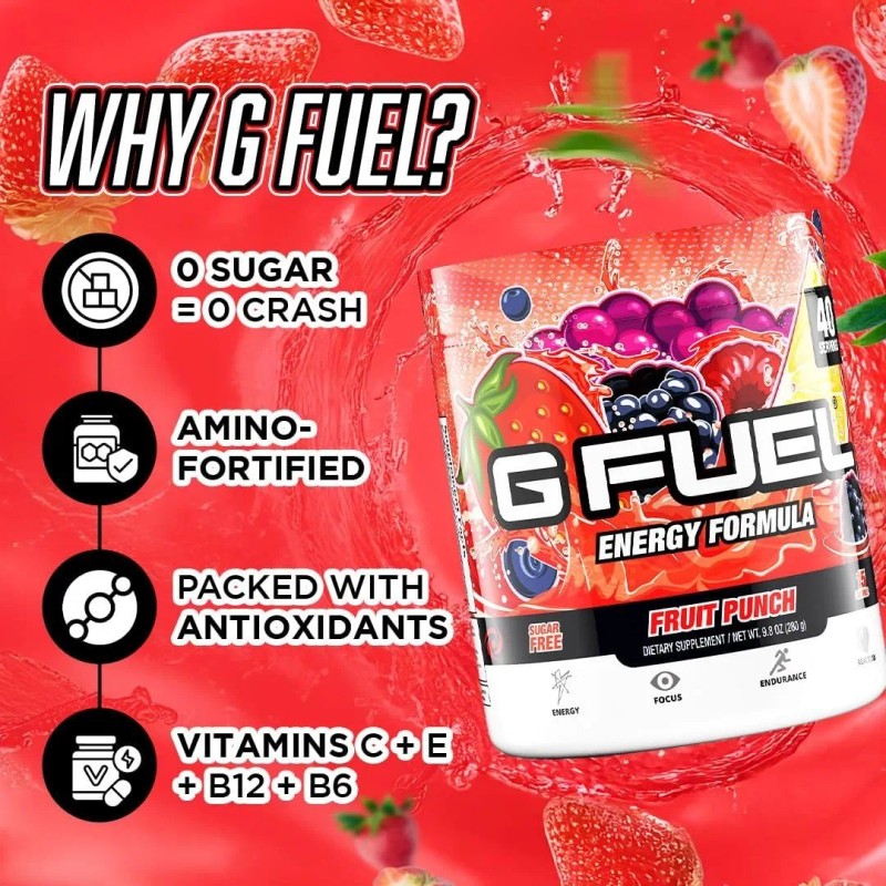 G Fuel Formula Para Aumentar Energia Resistencia 40 Serv