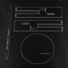 Leather Craft Clear Acrylic Shoulder Bag Round Bag Pattern Stencil