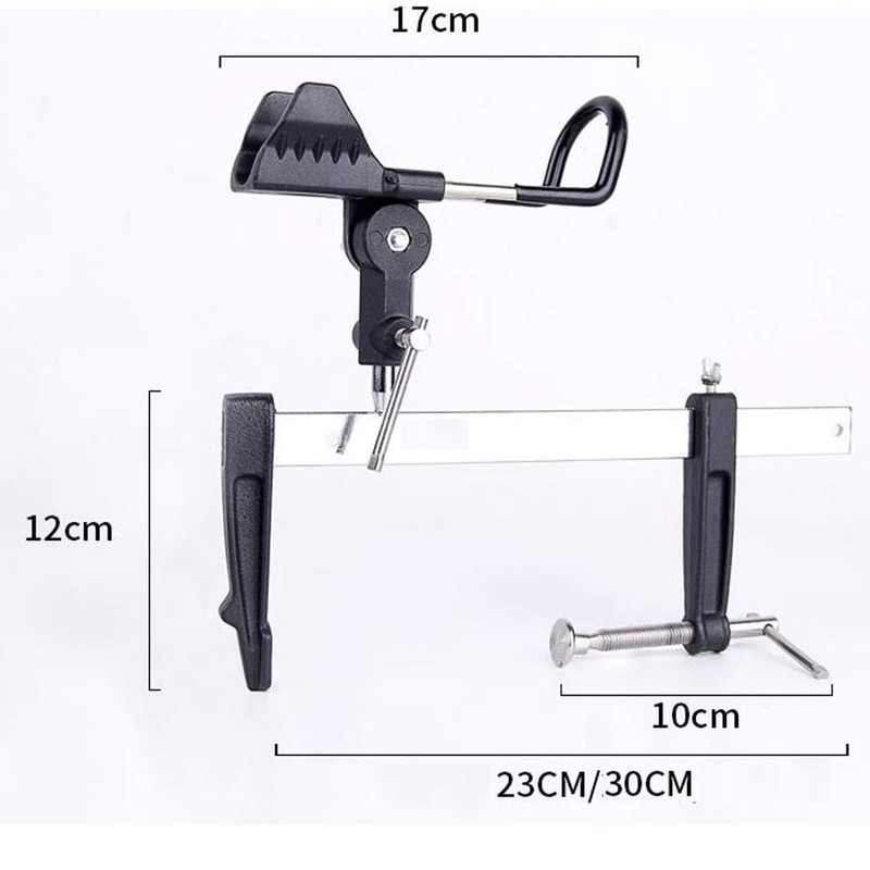 Fishing Rod Holder, Rod Mount, Ground Support, 360° Rotation, Up