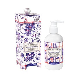Michel Design Works Hand and Body Lotion, Paisley & Plaid