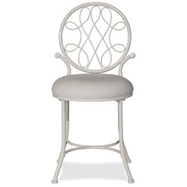 Hillsdale Furniture O'Malley Vanity Stool, White