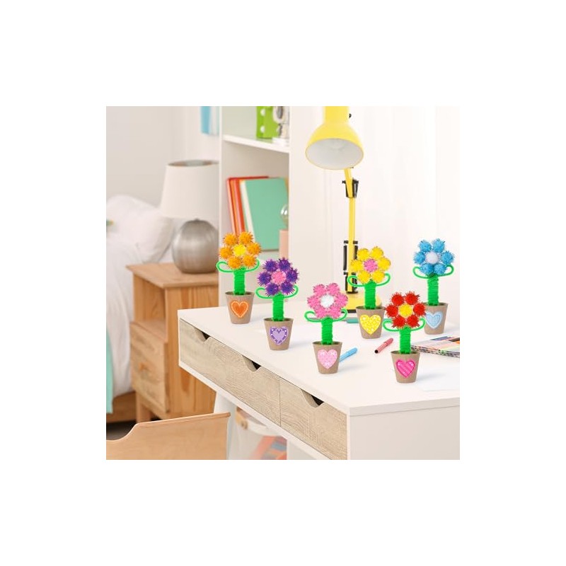 WATINC Mother’s Day Flower Paper Pot Craft Kits - 36