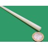 Natural Nylon Extruded Round Rod .375" (3/8") x 5 Ft