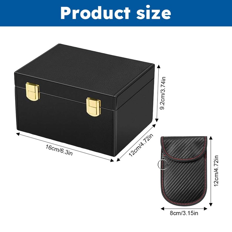 Faderr Keyless Go Protection Car Key Box, Anti-Theft Remote Key