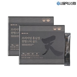Seoul Pharmacist Credit Union Red Ginseng Extract Cheonmyeong Stick Gold 30 sachets 2 sets / 서울약사신협 홍삼정 천명스틱 골드 30포 2세트