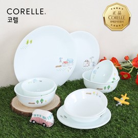 Corel Easy Weekend Round 2 Person 10P Home Set / 코렐 이지위켄드 원형 2인 10P 홈세트