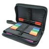 CRAFTS TOO BLACK LARGE PEN STORAGE CASE 160mm x 230mm FITS 48 PENS CHILDREN