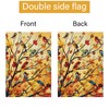 Louise Maelys Welcome Fall Garden House Flag 28x40 Inch Double