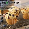 Walfos Silicone Texas Muffin Pan - 6 Cup Jumbo Silicone