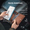 VULKIT Passport Holder For Travel With Magnetic Closure RFID Blocking
