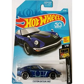 Hot Wheels 2018 Nightburnerz Custom Datsun 240Z 15/365, Blue