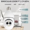 Dual Lens Camera 110 to 250V Sound and Light Alert