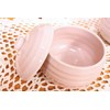 (Pink) Acorn Cup with Lid (Japanese Tableware, Western Tableware, Steamed
