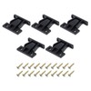 sourcing map 5 PCS Plastic Fitting Furniture Panel, Joint Bracket,