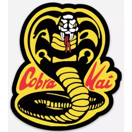 Unbranded Cobra Kai Cobra Logo Type (Karate Kid) (Johnny Lawrence) Die-cut MAGNET