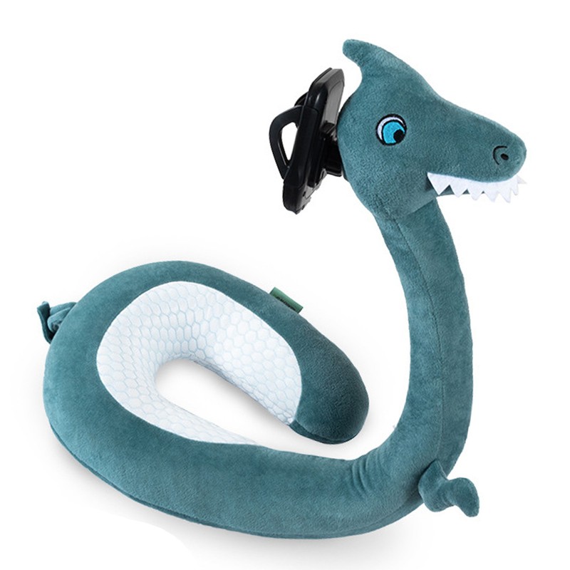 U Shaped Pillow Phone Holder 360 Degree Rotation Cute Animal