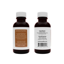 Native Vanilla - Pure Hazelnut Flavor - 4 Fl Oz - Pure Flavors and Extracts - Perfect for Cooking, Baking, and Dessert Crafting