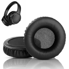 HAIZEEN Ear Pads Compatible with TaoTronics TT-BH040 TT BH040 Headphones Ear Pads Replacement Cushion (Protein Leather/Memory Foam)