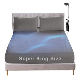 WingFly Grounding Fitted Sheets 180 x 200 cm Grounding Sheet with EU Grounding Cable Fitted Sheet Cotton Made of 95% Organic Cotton with 5% Silver Chamfer Ground Sheet for Better Sleep
