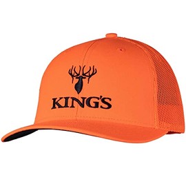 King's Camo Kings Logo Hat Blaze Or. (KBZ407-BZ)